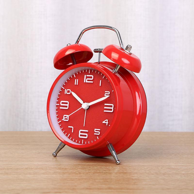 铭侣大立体数字学生走时闹表儿童床头简约夜光创意懒人闹钟