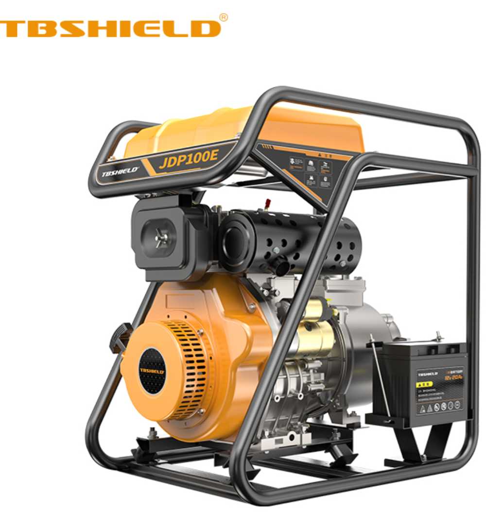 柴油水泵 JDP100E 柴油(4寸 电启动)高清大图