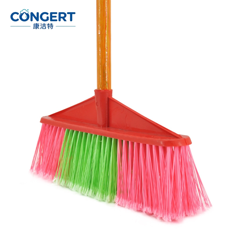 CONGERT 扫把 直杆 宽头硬毛 118*38cm/个高清大图
