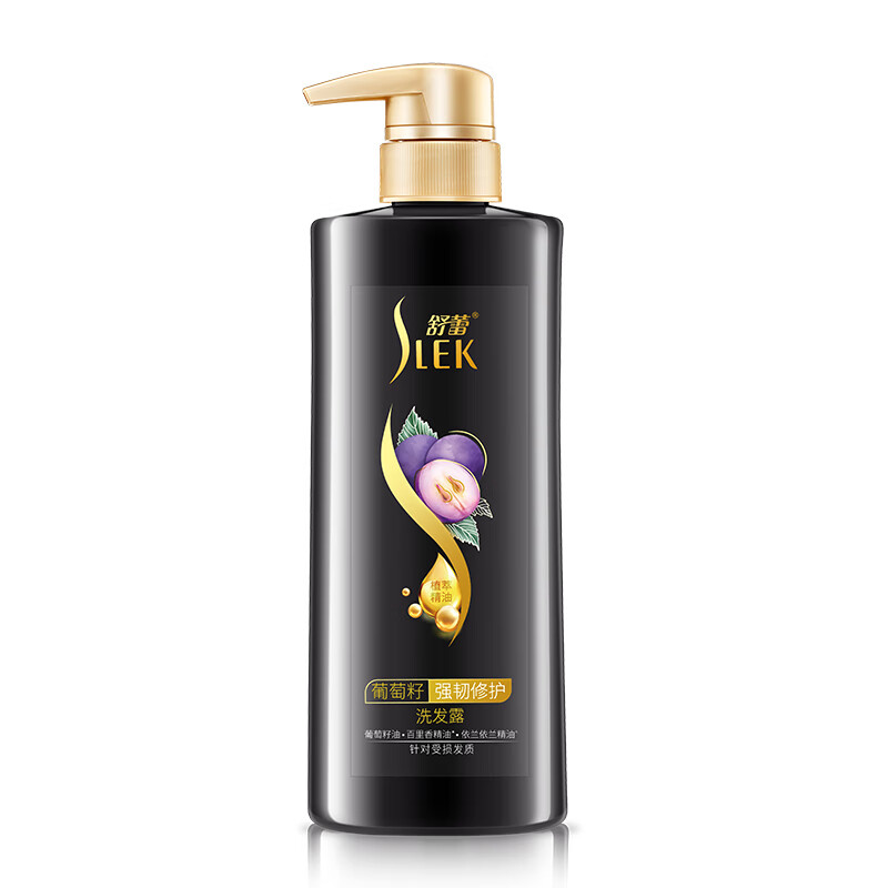 舒蕾葡萄籽强韧修护精油洗发露500ml高清大图