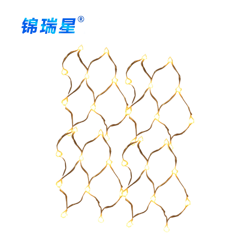 锦瑞星新年节日装饰彩灯渔网灯1.5*1.5m/个高清大图