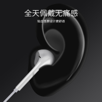 3.5mm耳机有线适用苹果vivo华为oppo小米圆孔圆头安卓手机有线带麦通用高音质手机入耳式电脑超重低