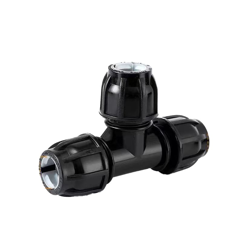 伟鹏双兴 PE快接三通快速接头 T20(4分)黑色 个高清大图