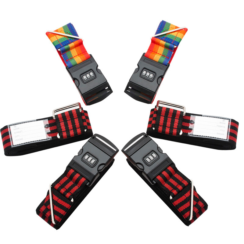 十字打包带密码锁箱包锁出差密码绑带加固捆绑旅游外出行李密码打包带