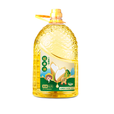 艾谷稻米油5L*1清淡不油腻瓶装食用油炒菜蒸鱼营养健康新鲜米糠油
