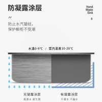 欧琳水槽手工水槽台下盆单槽304不锈钢400*380手工单槽厨房洗菜盆吧台盆台中盆9113 9113(400*