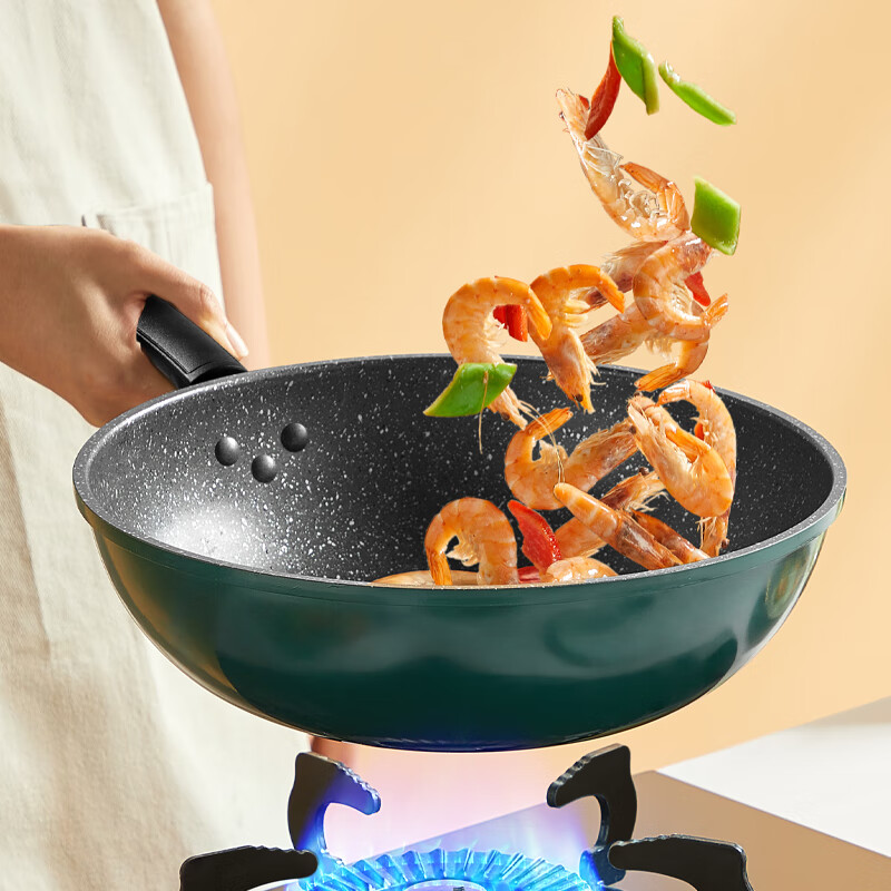炊大皇(COOKER KING)锅具套装BG02TZ翠釜系列汤炒二件套(套)