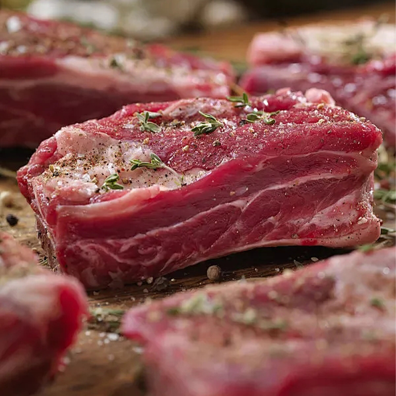 货出六盘 宁夏西吉 谷草饲喂养 六盘山牛肉 精品黄牛牛排骨切块2斤