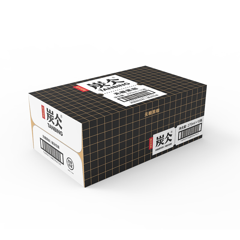 炭仌无糖黑咖浓咖啡饮料 1*15*270ml-纸箱装高清大图