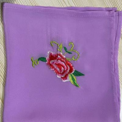 紫色戏曲戏剧手帕绣花花旦小姐手绢旗袍配饰京剧豫剧越剧丫鬟手绢