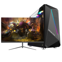 铭能 十代i5六核/GTX1660Ti 6G独显/16G内存/512固态 台式机 台式电脑 组装机 组装电脑 家用办公电脑主机 商务娱乐电脑台式 学生网课 吃鸡电脑+24英寸全套