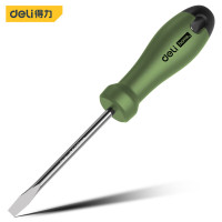 得力（deli）HT1106L home系列一字螺丝批 防滑螺丝刀 带磁性改锥 起子 6×150MM