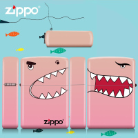 zippo打火机正版恐龙利齿之宝美国原装男士创意送礼煤油zp芝宝