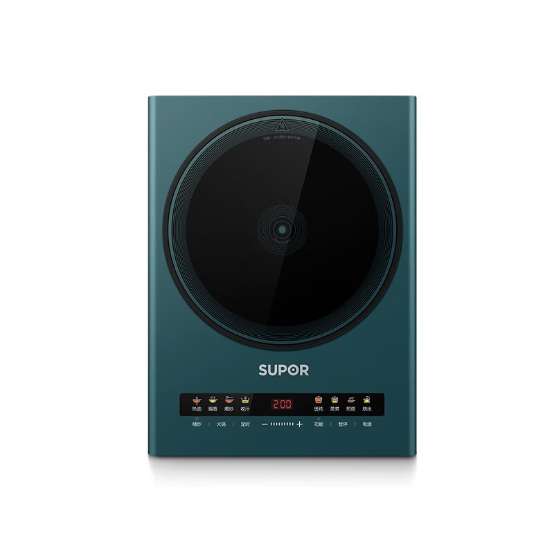 电磁灶火锅超薄家用触屏控制小型多功能电火锅涮蒸炖煎一体炉灶c22-ih