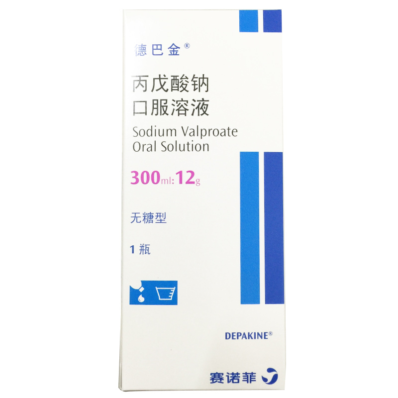 德巴金丙戊酸钠口服溶液300ml12g瓶癫痫