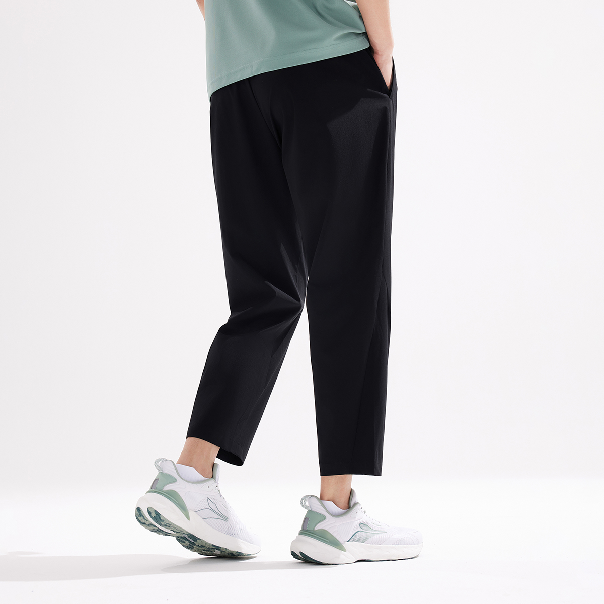 361°运动裤男新款宽松九分裤运动速干裤透气休闲裤跑步裤子男652514708V高清大图