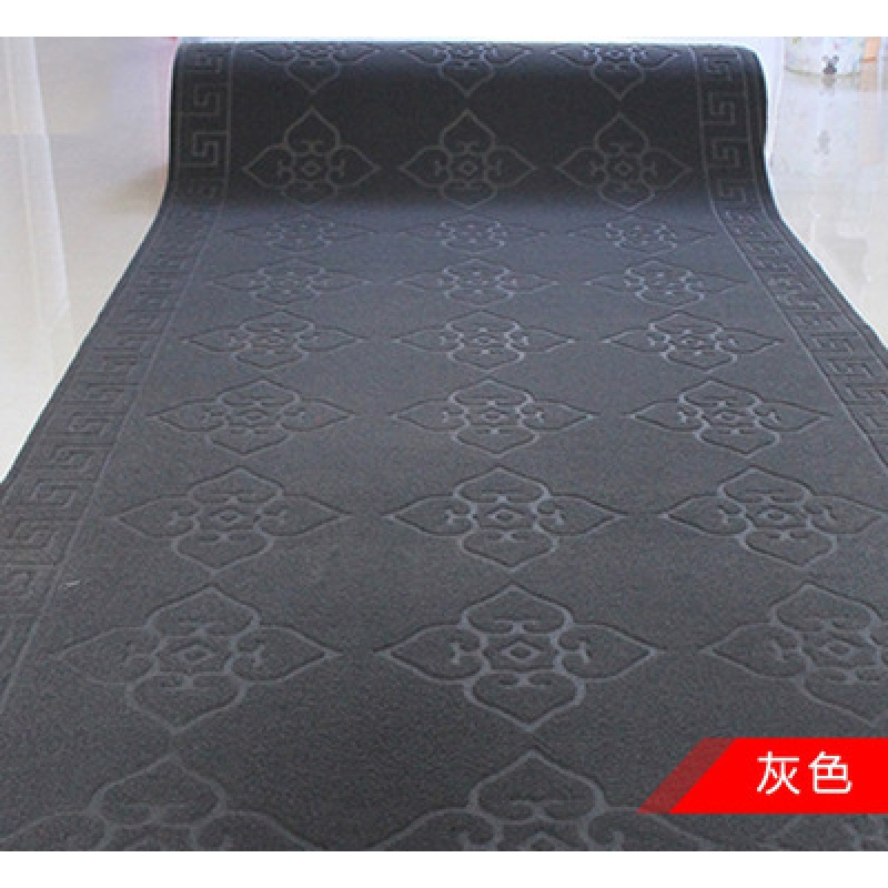 美帮汇入户垫进地垫口垫客厅走廊地毯蹭土厨房吸水防滑垫脚踏垫 暗灰色 100cm宽&times;180cm长.