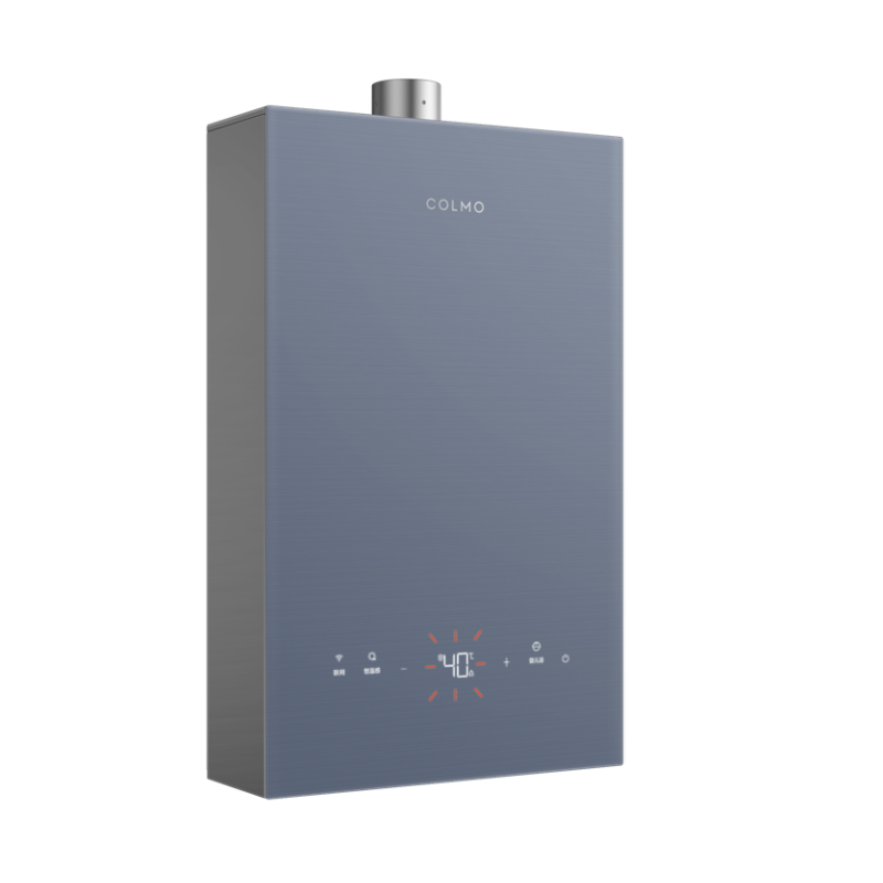 COLMO燃气热水器 JSQ30-CTX216 零动水伺服 进口CPU 母婴级恒温 下置风机 多重净化 苍瑚蓝