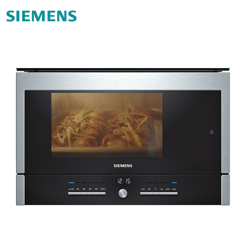 西门子(SIEMENS)22升原装进口不锈钢嵌入式蒸箱HB25D5L2W按键式电蒸箱高清大图