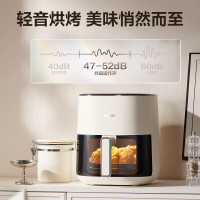 苏泊尔(SUPOR)空气炸锅不用翻面家用全自动 可视5L大容量 蒸汽嫩 炸烤炸一体免翻面炸锅KD50D812A