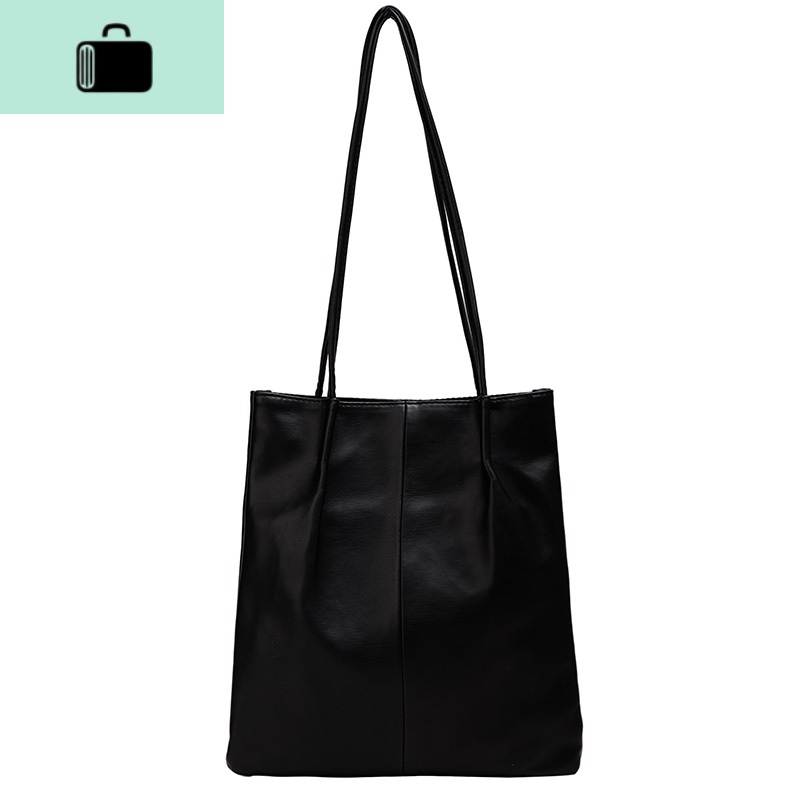 大容量包包女包新款2020网红潮简u软皮手提单肩大包百搭水桶包NEWLAKE_471高清大图