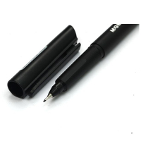 晨光 MG2180碳素中性笔 黑色 0.5mm 纤维头签字笔水笔 12支/盒