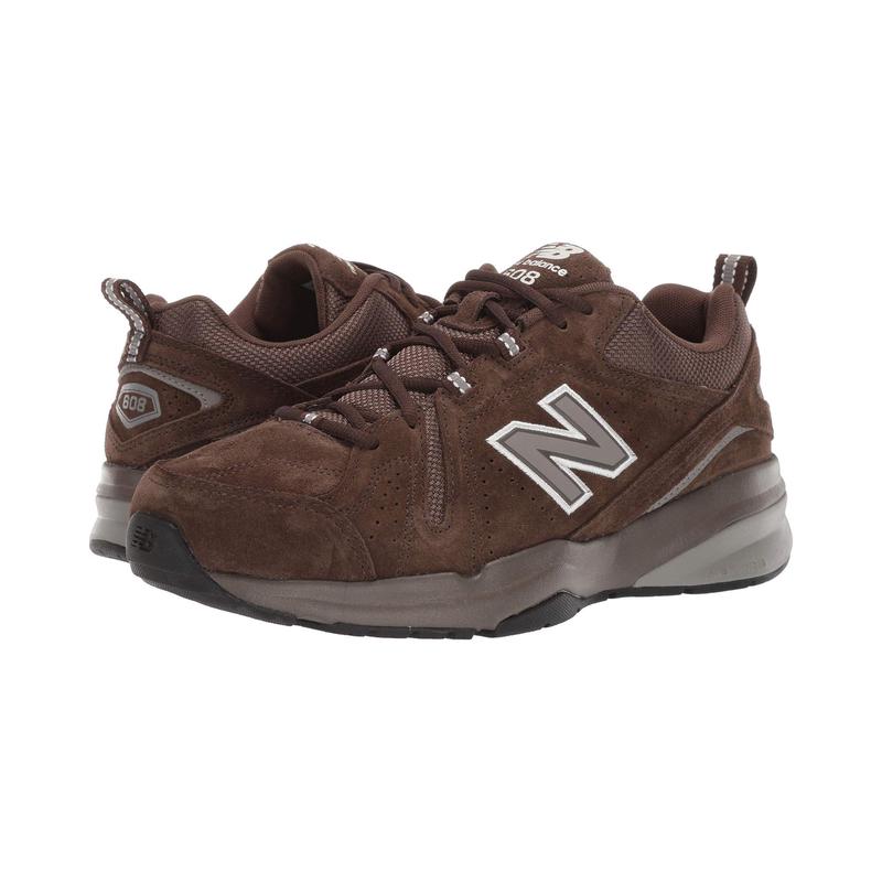 新百伦(New Balance)男款综合训练鞋透气支撑防滑耐磨室内健身运 Chocolate_Brown/White 40.5