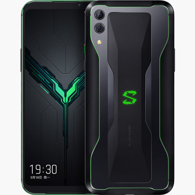 MI/小米黑鲨游戏手机2 竞在操控 6GB+128GB 暗影黑 骁龙855 游戏手机 全面屏 全网通4G 双卡双待