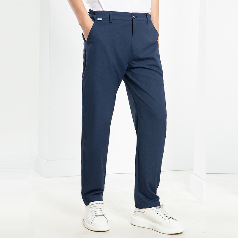 天鸣 TM 556K# 夏季速干裤 吸湿排汗工作裤 源头工厂可定制 S-5XL 条 深蓝色 XXXL