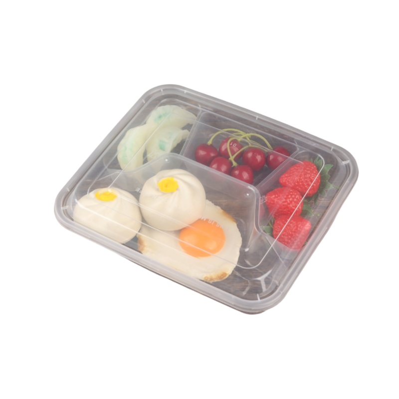 鸿泽一次性餐盒四格 箱高清大图