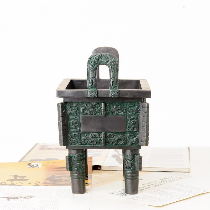 铜鼎摆件纯铜 司母戊鼎仿古大青铜鼎家居乔迁开业礼品_972_955