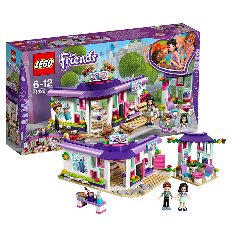 LEGO 乐高 Friends好朋友系列 艾玛的艺术咖啡馆 41336 6-12岁 200块以上 塑料玩具