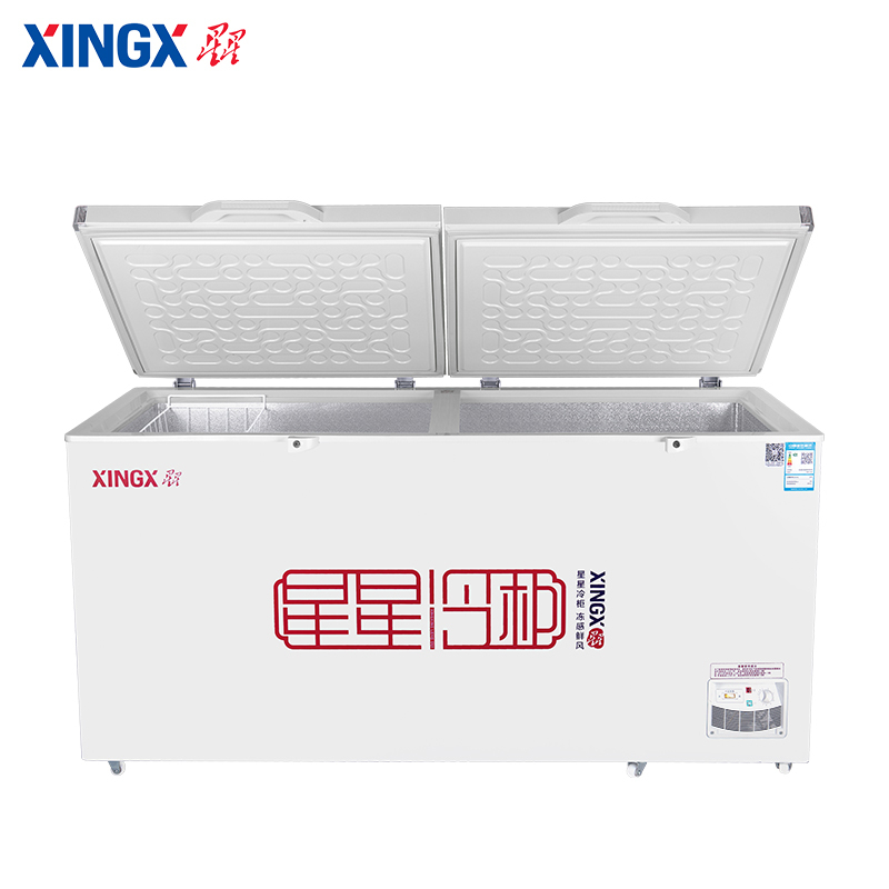 星星（XINGX）BD/BC-408G商用冰箱大容量冰柜顶开门卧式冷藏冷冻转换单温大冷柜冰鲜急冻雪柜