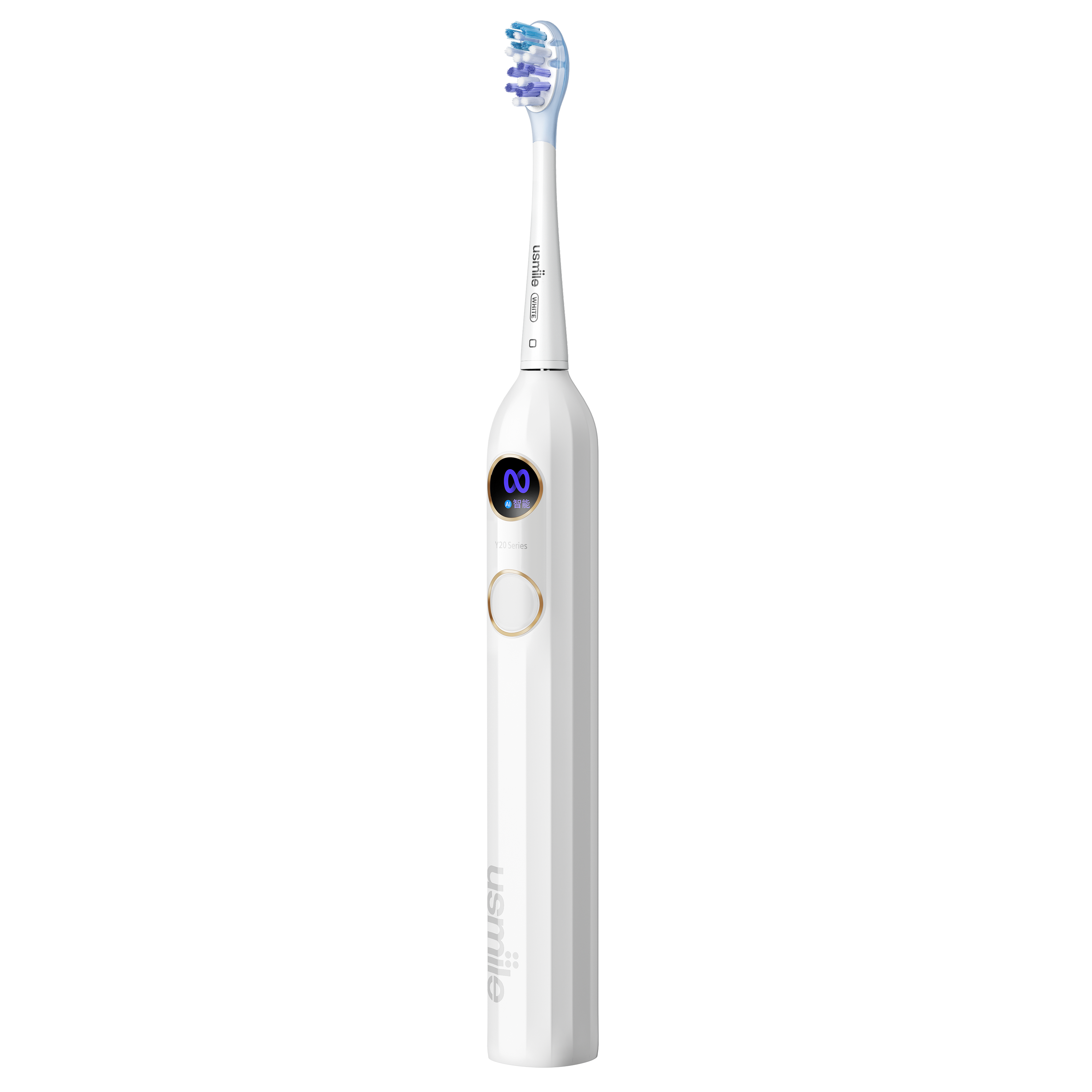usmile声波电动牙刷Y20 水白