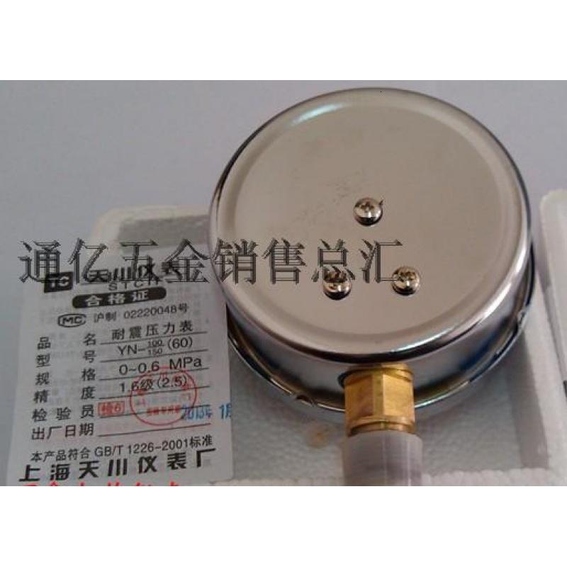 耐震压力表/YN-100/液压机液压表/油压表/充油压力表