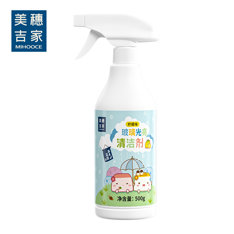 美穗吉家 玻璃光亮清洁剂500g-80825