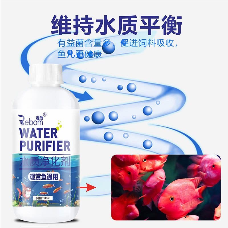 硝化细菌鱼缸用净化水质稳定剂净水剂鱼药养鱼分解鱼粪消化活菌液图片