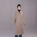 双面羊毛大衣中长款韩系显瘦宽松百搭高贵气质女装春秋冬反季清春 M 燕麦咖