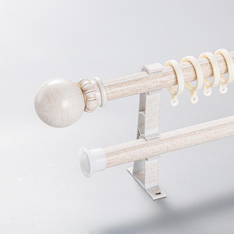 美帮汇罗马杆欧式北欧简约加厚窗帘杆单杆双杆单层双层轨道支架视频