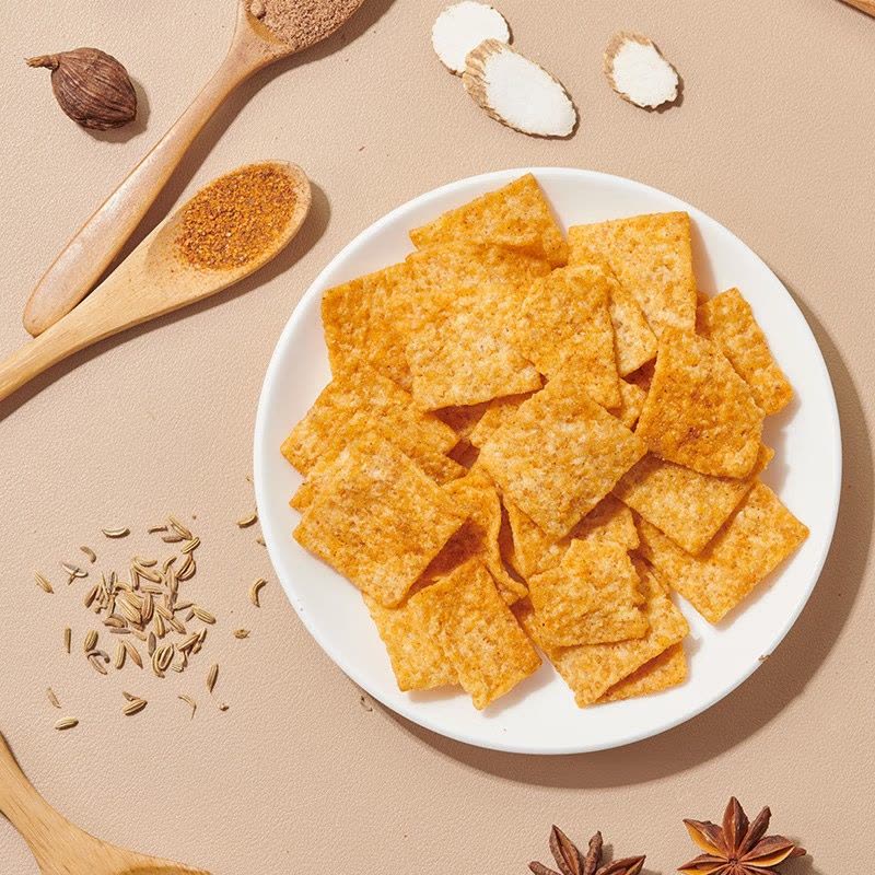 来伊份 小米锅巴(五香味)78g*3袋休闲零食怀旧办公室零嘴下午茶锅巴图片