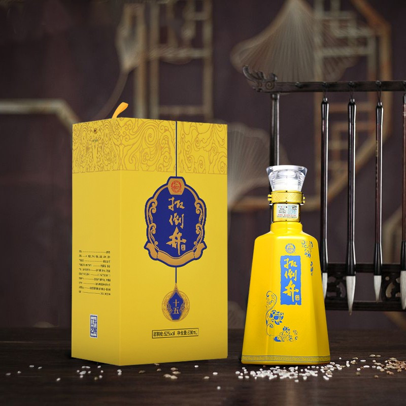 白酒52度扳倒井十五00ml6瓶浓香型礼盒装