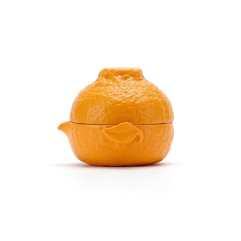 万仟堂 大吉大利 快客杯 WQT6641(单位:套)01橘黄釉