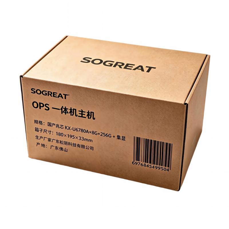 SOGREAT OPS一体机主机 国产兆芯KX‑U6780A+8G+256G+集显 台高清大图