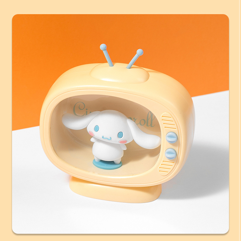 名创优品(miniso)Sanrio迷你电视机造型台灯卧室床头睡眠少女摆件灯[HelloKitty]凯蒂猫 洁白纯净高清大图