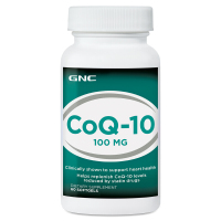 GNC 辅酶q10软胶囊美国原装进口q10辅酶Q10进口心脏保健品健安喜 GNC辅酶Q10 100mg/60粒