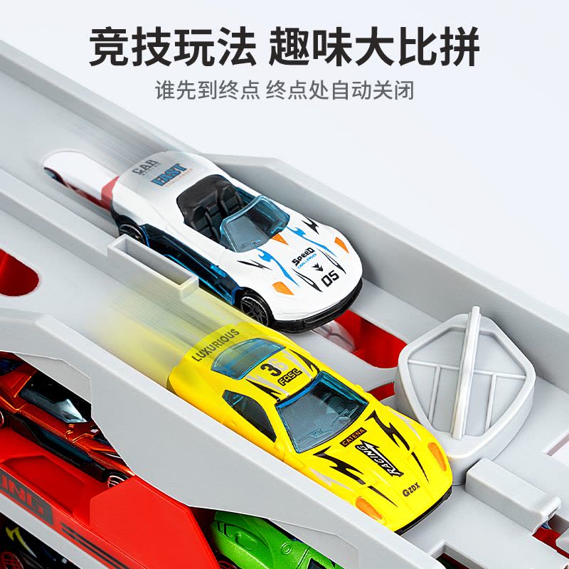 儿童男孩小汽车玩具网红轨道7男童5新款3到6岁大卡车2430图片