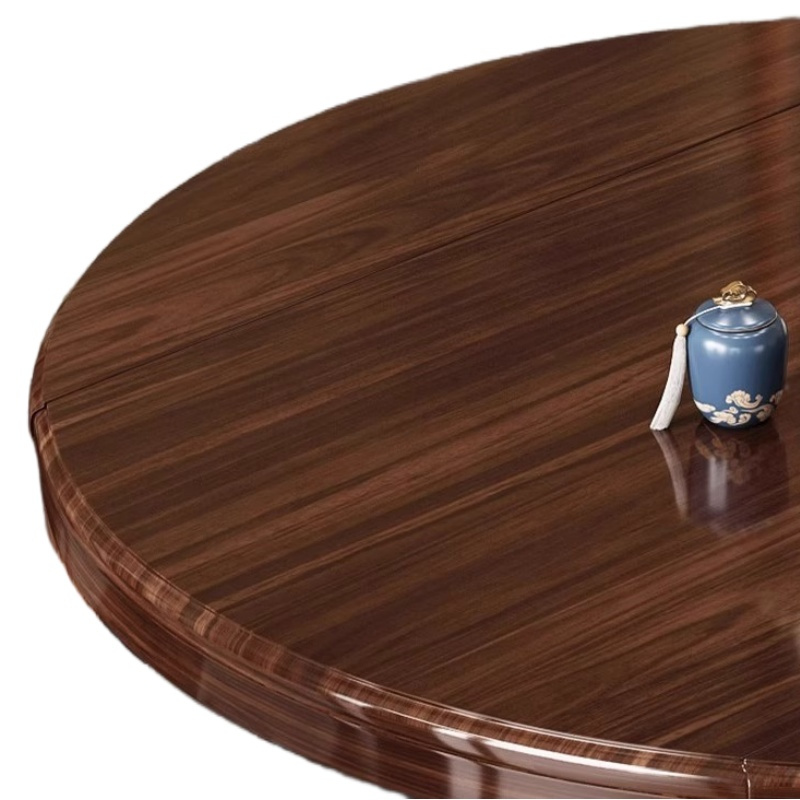 豫龙都折叠餐桌一桌六椅套高清大图