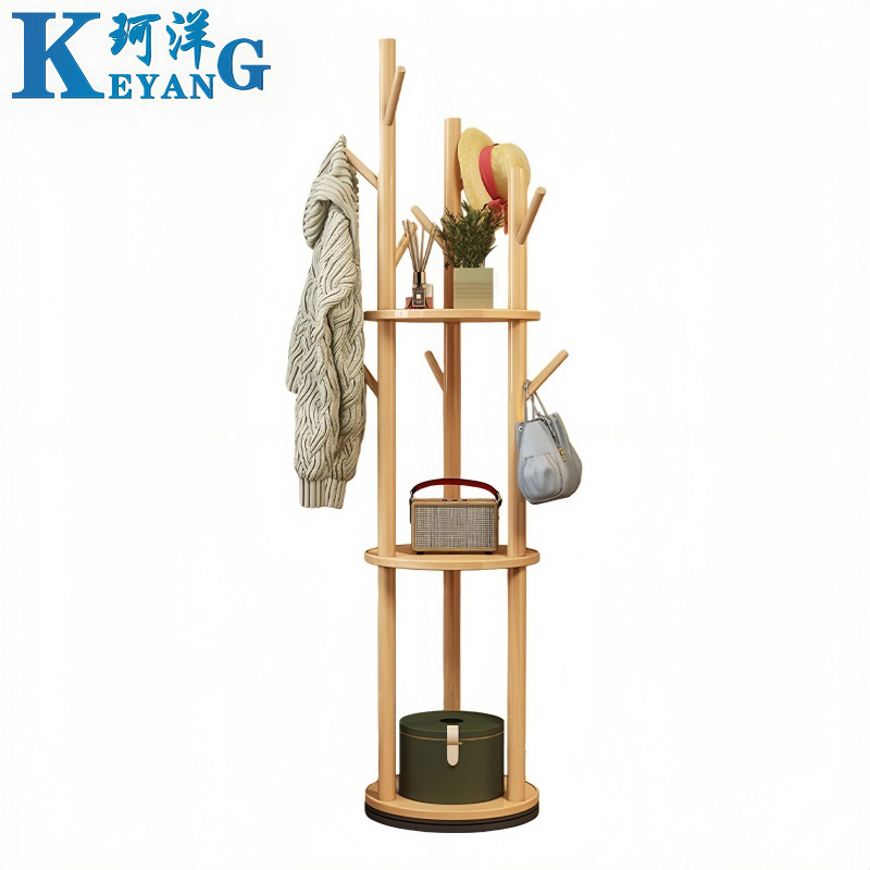 珂洋 衣帽架 40*40*165cm(原木色) 个