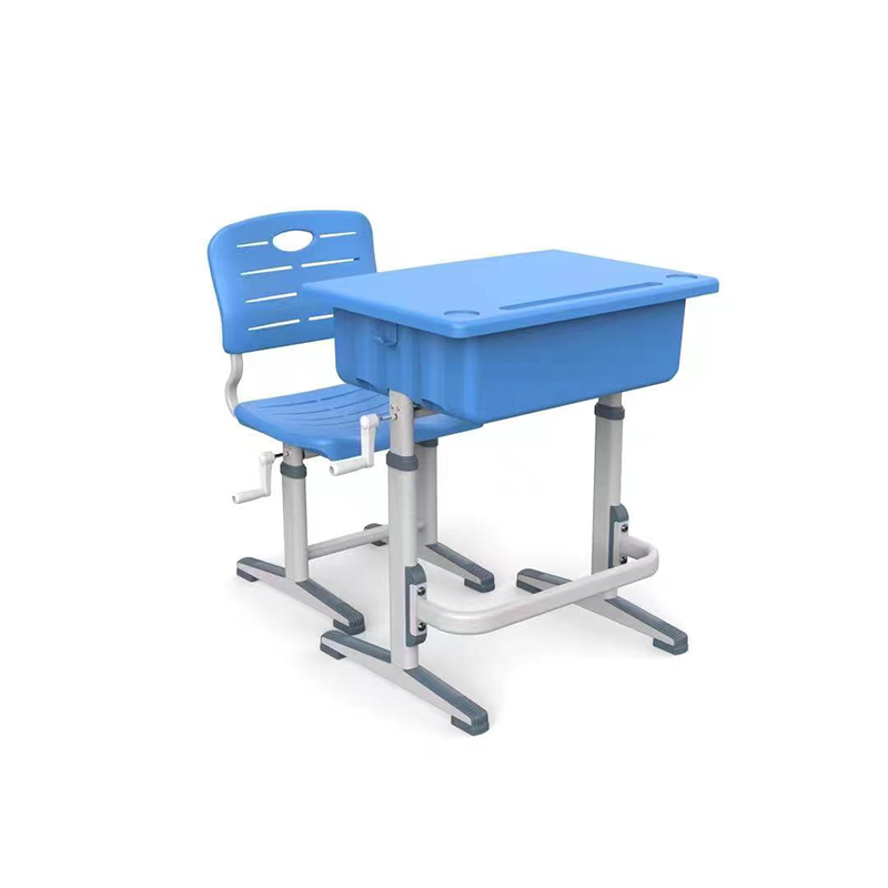 育才ycy-668s手摇升降式课桌椅