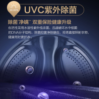 海尔 Haier 洗衣机10kg 滚筒全自动大容量 直驱变频 紫外除菌 微蒸香薰护衣 G100168BD14LSU1